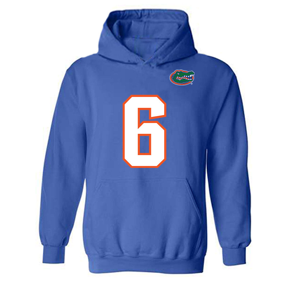 Florida - NCAA Football : Dallas Wilson - Replica Shersey Hooded Sweatshirt-0