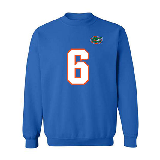 Florida - NCAA Football : J'Vari Flowers - Replica Shersey Crewneck Sweatshirt-0