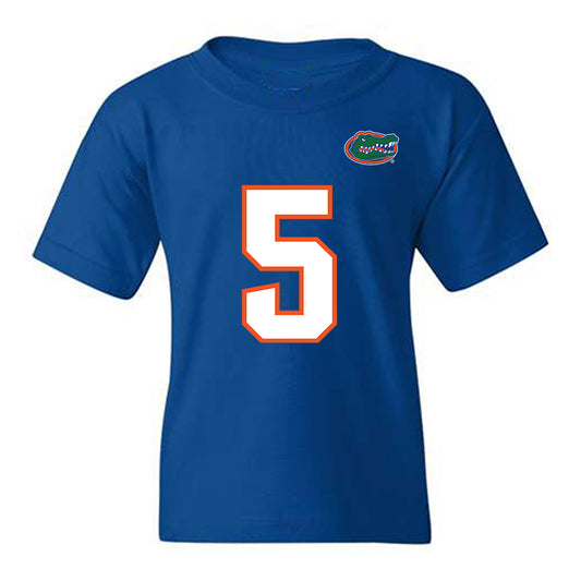Florida - NCAA Football : Micah Mays Jr. - Replica Shersey Youth T-Shirt-0