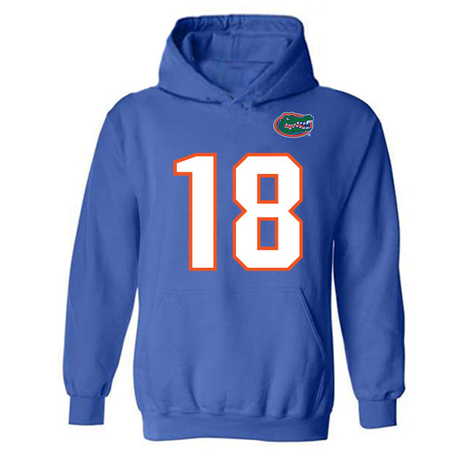 Florida - NCAA Football : Davian Groce - Replica Shersey Hooded Sweatshirt-0