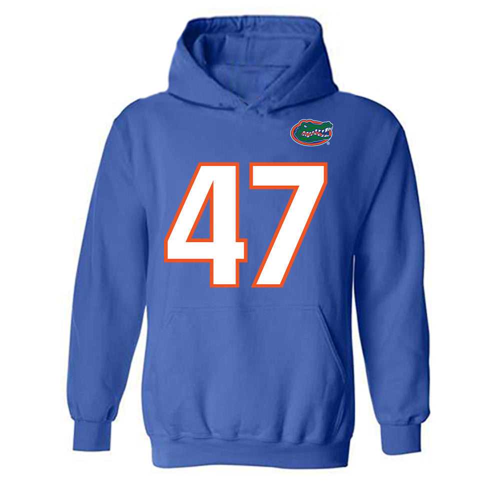 Florida - NCAA Football : Miller Fealy - Replica Shersey Hooded Sweatshirt-0