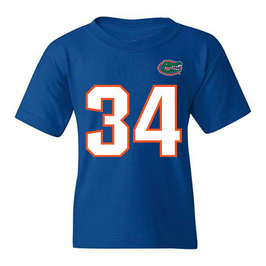 Florida - NCAA Football : Kaiden Hall - Replica Shersey Youth T-Shirt-0