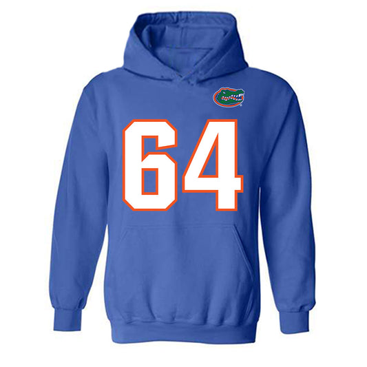 Florida - NCAA Football : Eagan Boyer - Replica Shersey Hooded Sweatshirt-0