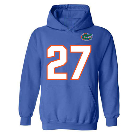 Florida - NCAA Football : Byron Louis - Replica Shersey Hooded Sweatshirt-0