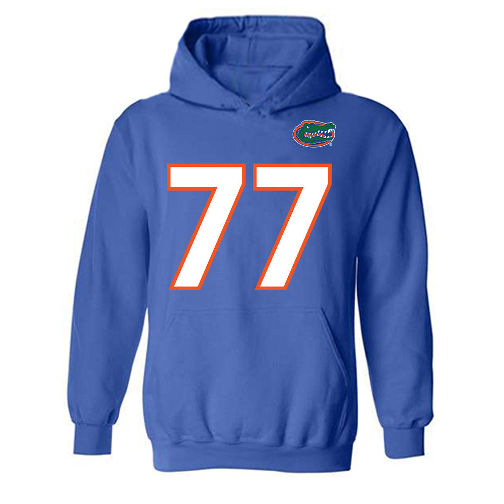 Florida - NCAA Football : Knijeah Harris - Replica Shersey Hooded Sweatshirt-0