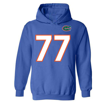 Florida - NCAA Football : Knijeah Harris - Replica Shersey Hooded Sweatshirt-0