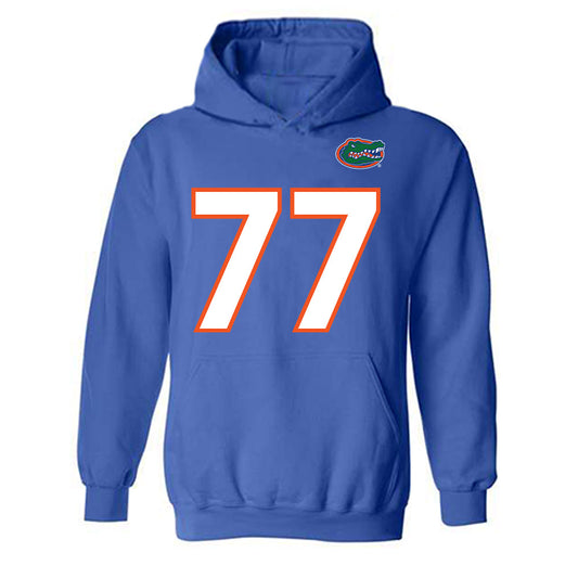 Florida - NCAA Football : Knijeah Harris - Replica Shersey Hooded Sweatshirt-0