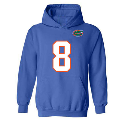 Florida - NCAA Football : Aaron Chiles Jr. - Replica Shersey Hooded Sweatshirt-0