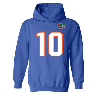 Florida - NCAA Football : Jerrae Hawkins - Replica Shersey Hooded Sweatshirt-0