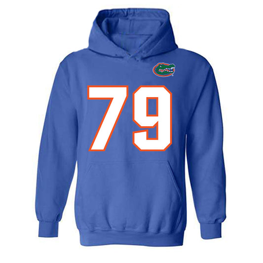 Florida - NCAA Football : Chancellor Campbell - Replica Shersey Hooded Sweatshirt-0