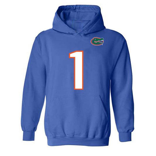 Florida - NCAA Football : Bryce Thornton - Replica Shersey Hooded Sweatshirt-0