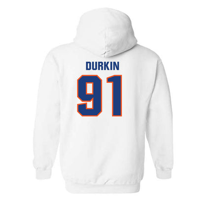 Florida - NCAA Football : Patrick Durkin - Replica Shersey Hooded Sweatshirt-1