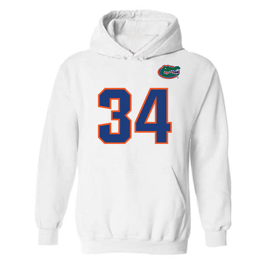 Florida - NCAA Football : Kaiden Hall - Replica Shersey Hooded Sweatshirt-0