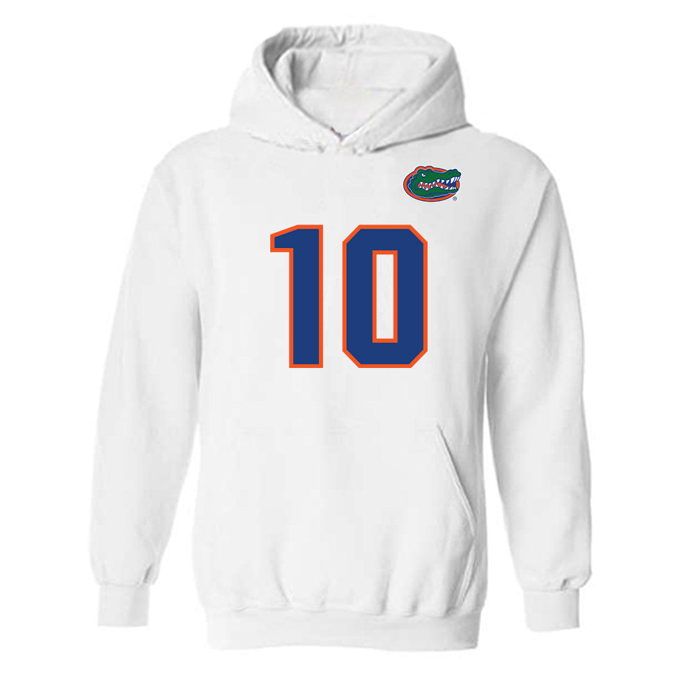 Florida - NCAA Football : Jerrae Hawkins - Replica Shersey Hooded Sweatshirt-0