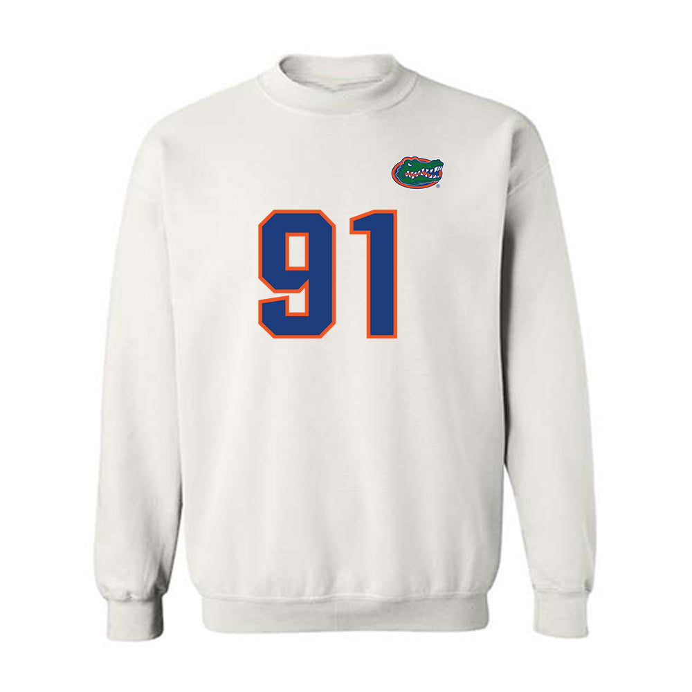 Florida - NCAA Football : Patrick Durkin - Replica Shersey Crewneck Sweatshirt-0