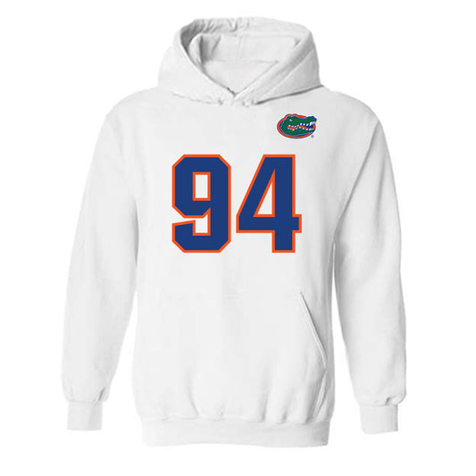 Florida - NCAA Football : Kendall Guervil - Replica Shersey Hooded Sweatshirt-0