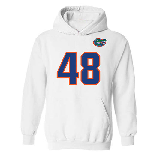 Florida - NCAA Football : Erich Seager - Replica Shersey Hooded Sweatshirt-0
