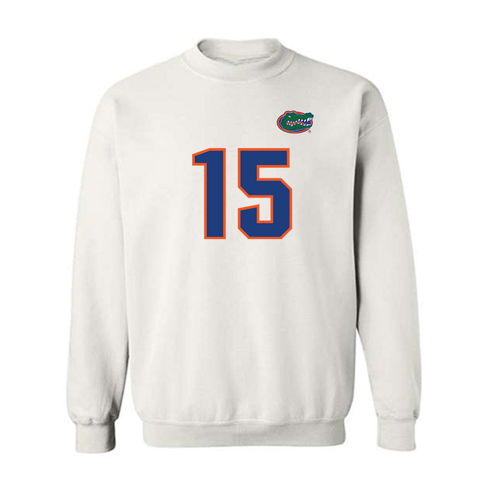 Florida - NCAA Football : Luke Harpring - Replica Shersey Crewneck Sweatshirt-0