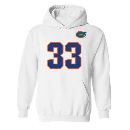 Florida - NCAA Football : Brian Case - Replica Shersey Hooded Sweatshirt-0