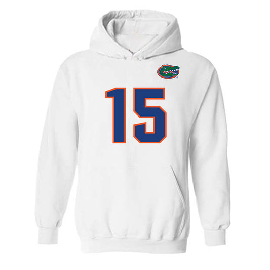 Florida - NCAA Football : Luke Harpring - Replica Shersey Hooded Sweatshirt-0