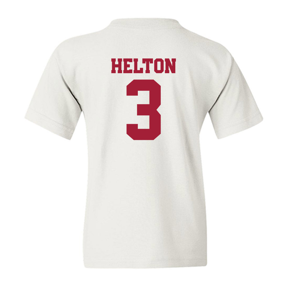 Oklahoma - NCAA Softball : Chaney Helton - Sports Shersey Youth T-Shirt-1