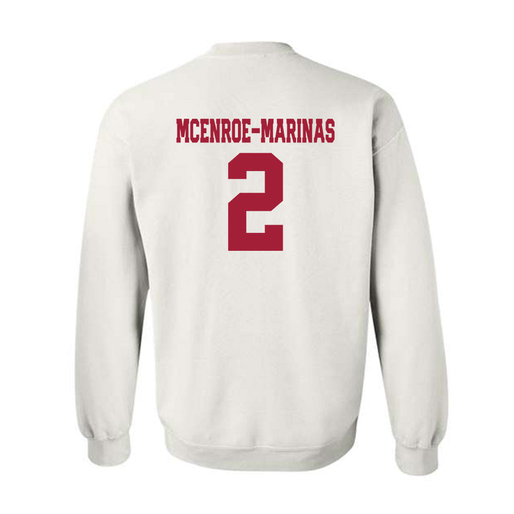 Oklahoma - NCAA Softball : Nelly McEnroe-Marinas - Sports Shersey Crewneck Sweatshirt-1