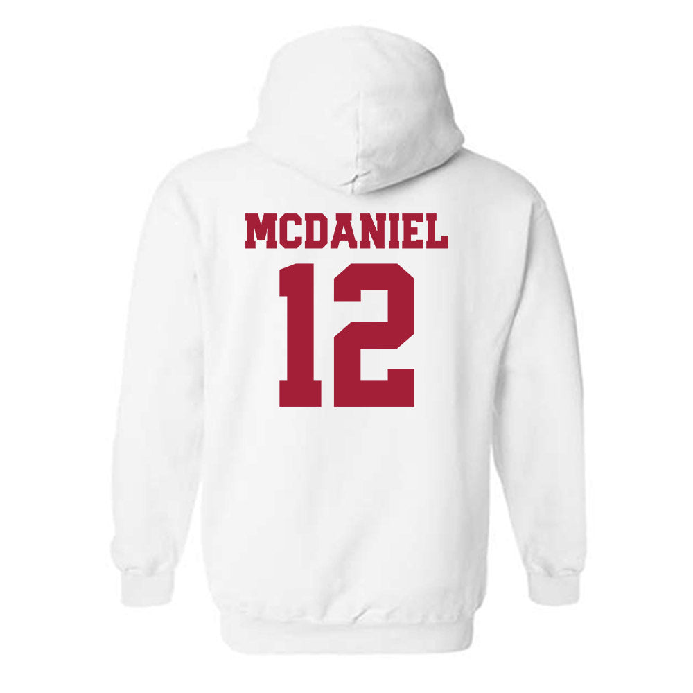Oklahoma - NCAA Softball : Lexi McDaniel - Sports Shersey Hooded Sweatshirt-1