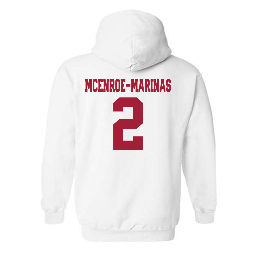 Oklahoma - NCAA Softball : Nelly McEnroe-Marinas - Sports Shersey Hooded Sweatshirt-1