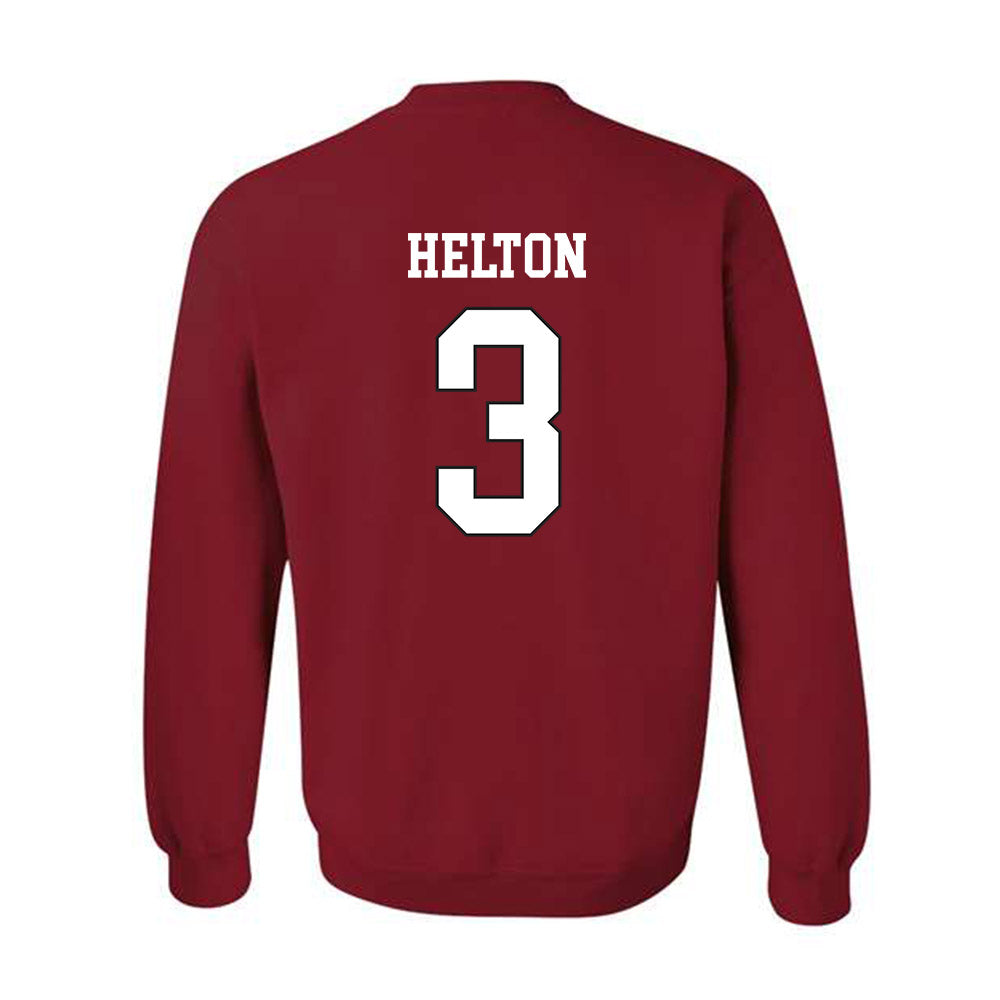 Oklahoma - NCAA Softball : Chaney Helton - Championship Shirt Crewneck Sweatshirt-1