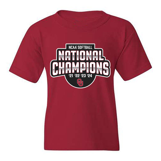Oklahoma - NCAA Softball : Riley Zache - Championship Shirt Youth T-Shirt-0