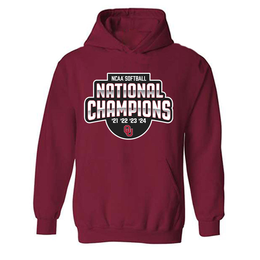 Oklahoma - NCAA Softball : Kendall Wells - Championship Shirt Hooded Sweatshirt-0