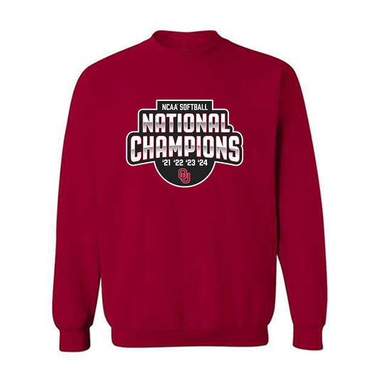 Oklahoma - NCAA Softball : Payton Westra - Championship Shirt Crewneck Sweatshirt-0