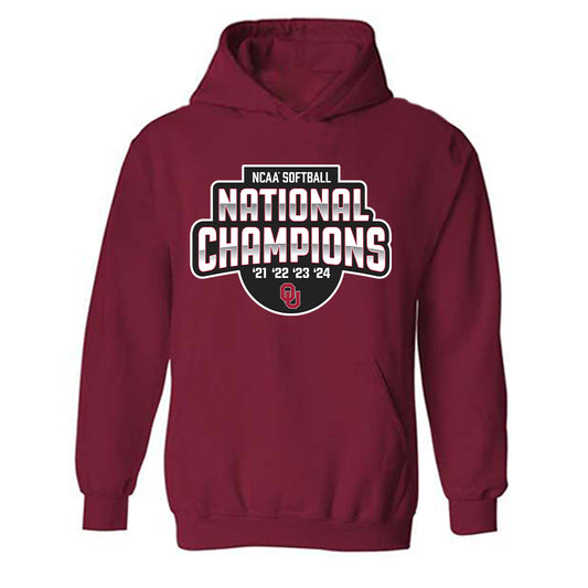 Oklahoma - NCAA Softball : Sydney Barker - Championship Shirt Hooded Sweatshirt-0