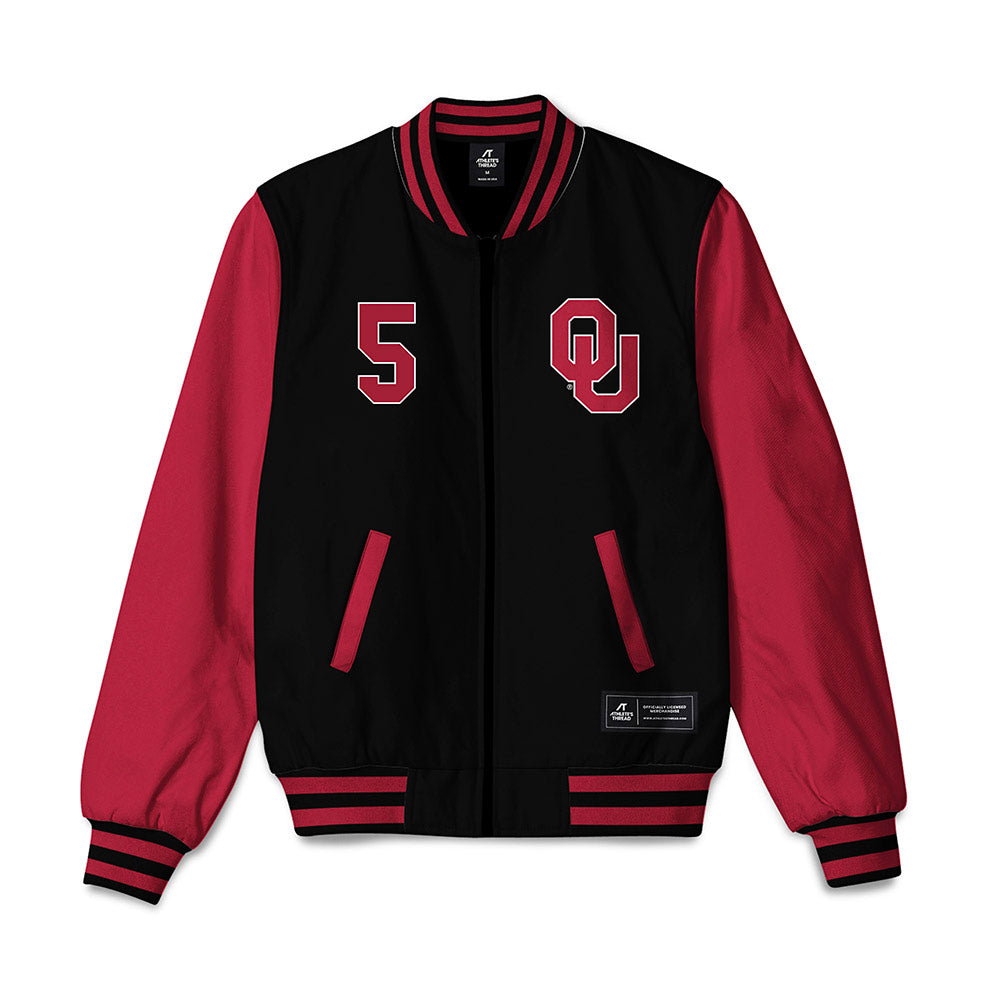 Oklahoma - NCAA Softball : Ella Parker - Bomber Jacket-0