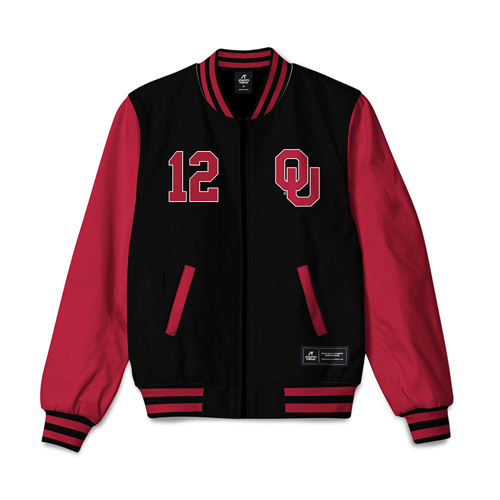 Oklahoma - NCAA Softball : Lexi McDaniel - Bomber Jacket-0