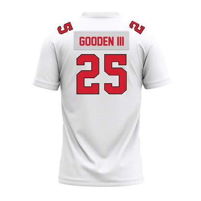 Illinois State - NCAA Football : Albert Gooden III - White Premium Football Jersey-1