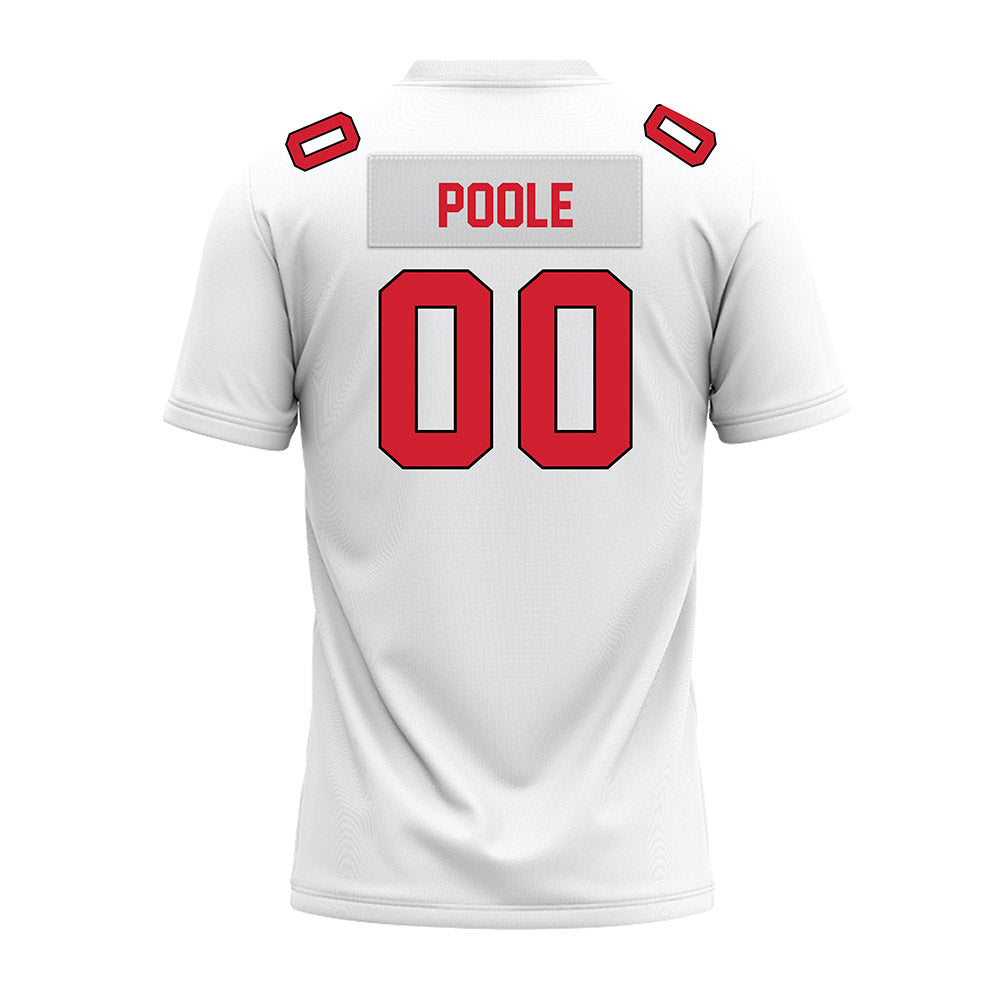 Illinois State - NCAA Football : Zach Poole - White Premium Football Jersey-1