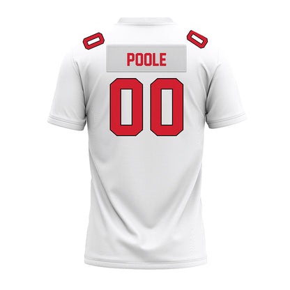 Illinois State - NCAA Football : Zach Poole - White Premium Football Jersey-1