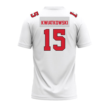 Illinois State - NCAA Football : Chase Kwiatkowski - White Premium Football Jersey-1