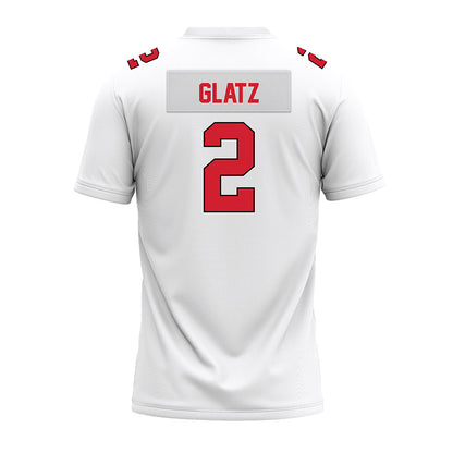 Illinois State - NCAA Football : Seth Glatz - White Premium Football Jersey-1