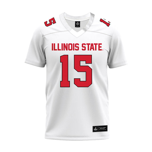 Illinois State - NCAA Football : Chase Kwiatkowski - White Premium Football Jersey-0