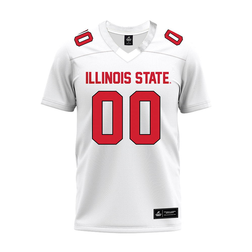 Illinois State - NCAA Football : Zach Poole - White Premium Football Jersey-0