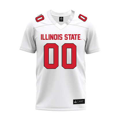 Illinois State - NCAA Football : Zach Poole - White Premium Football Jersey-0