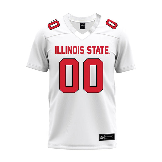 Illinois State - NCAA Football : Zach Poole - White Premium Football Jersey-0