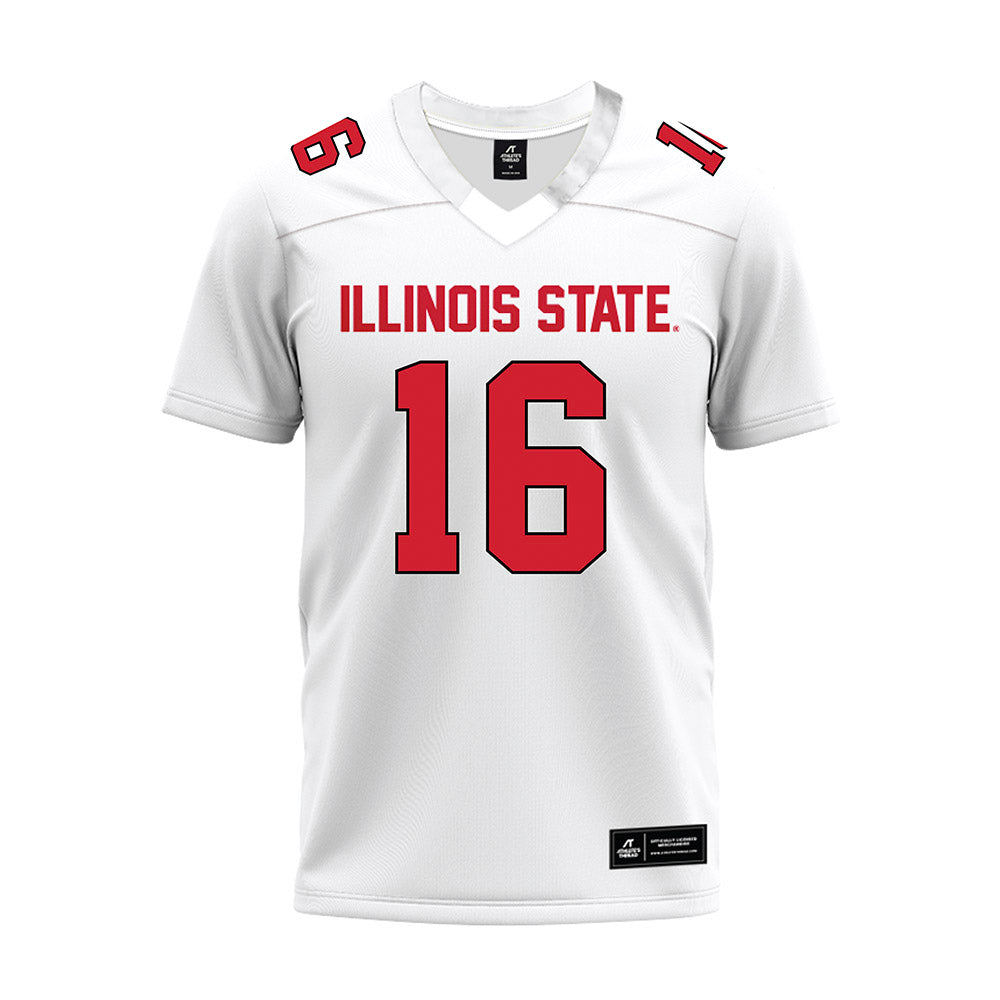 Illinois State - NCAA Football : Rico Clay - White Premium Football Jersey-0