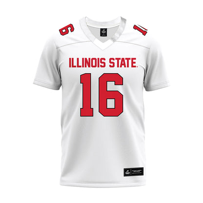 Illinois State - NCAA Football : Rico Clay - White Premium Football Jersey-0