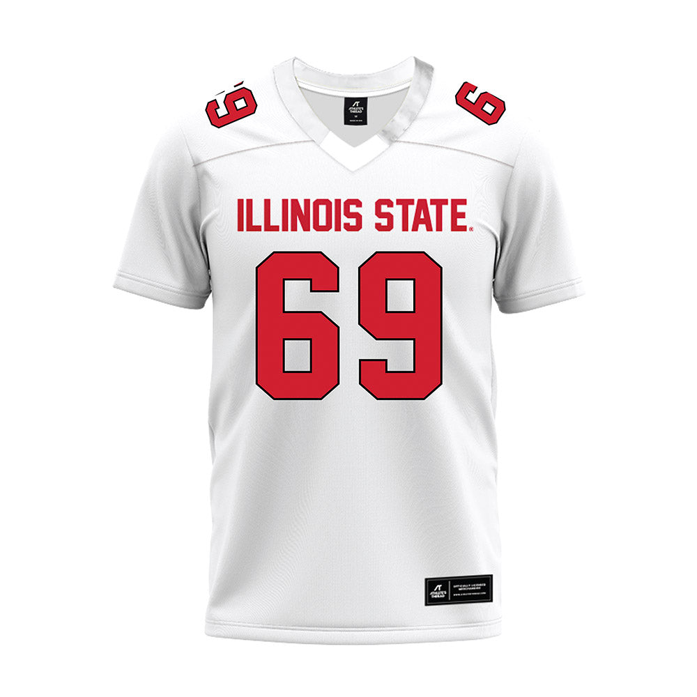 Illinois State - NCAA Football : Mezziahs McDaniel - White Premium Football Jersey-0