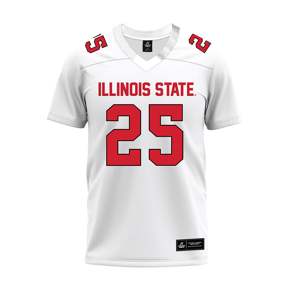 Illinois State - NCAA Football : Albert Gooden III - White Premium Football Jersey-0