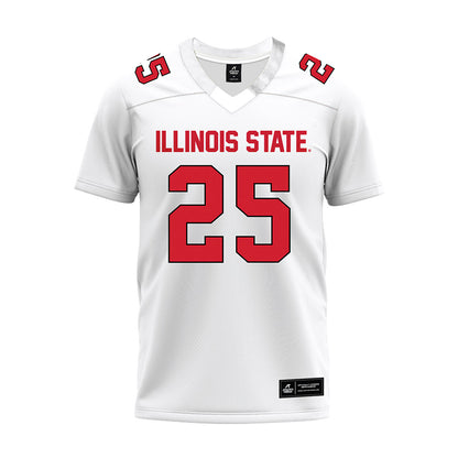 Illinois State - NCAA Football : Albert Gooden III - White Premium Football Jersey-0