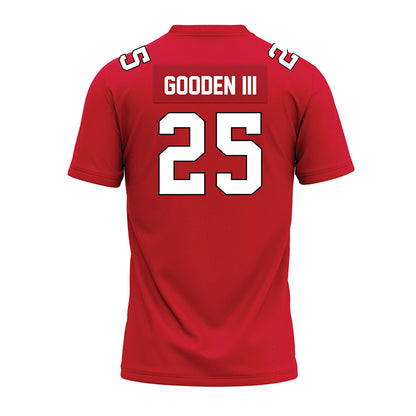 Illinois State - NCAA Football : Albert Gooden III - Red Premium Football Jersey-1